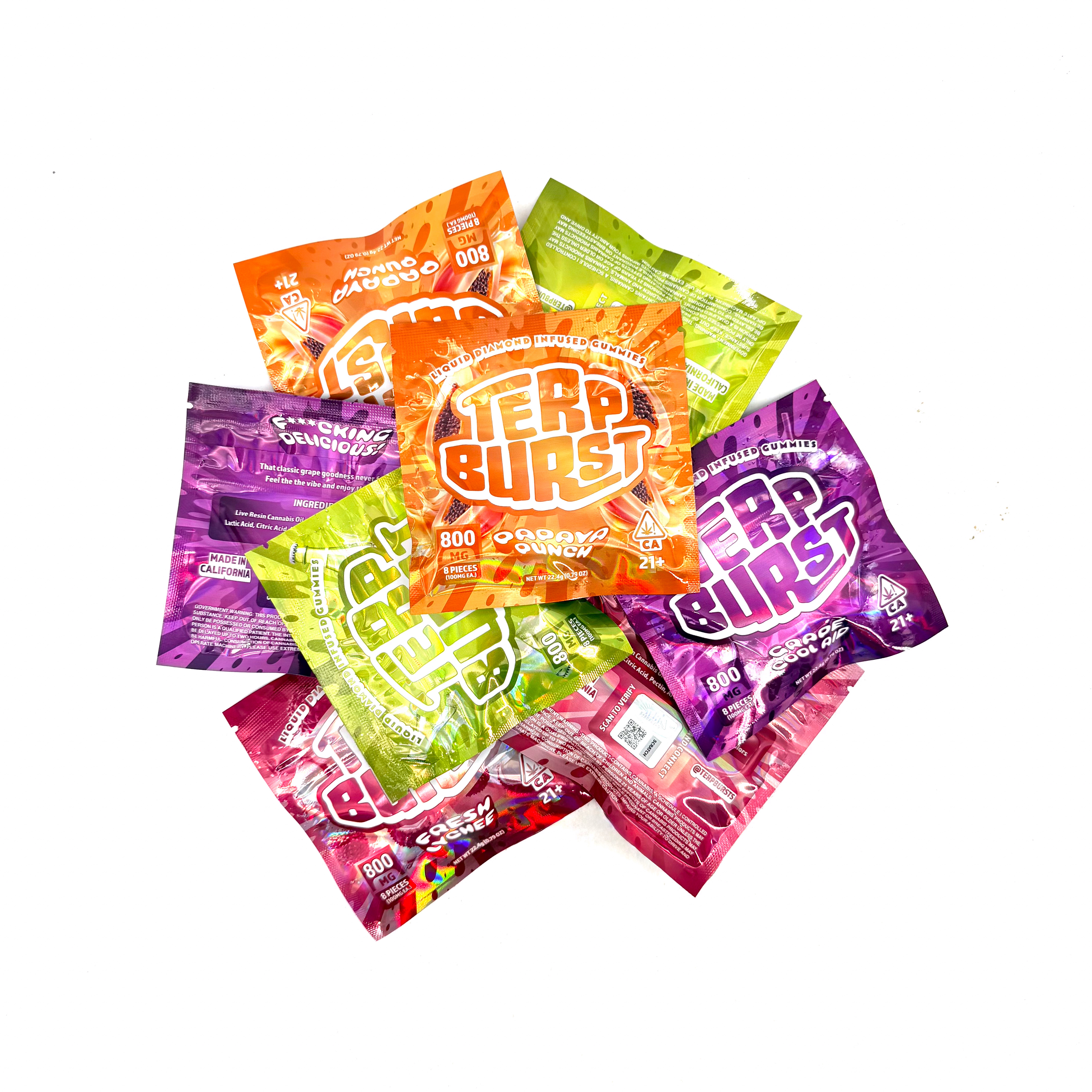 800mg Terp Burst: Gummies