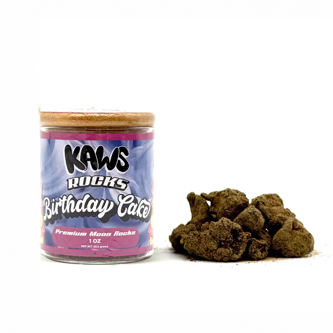 1oz Kaws Moonrocks: Cake Edition